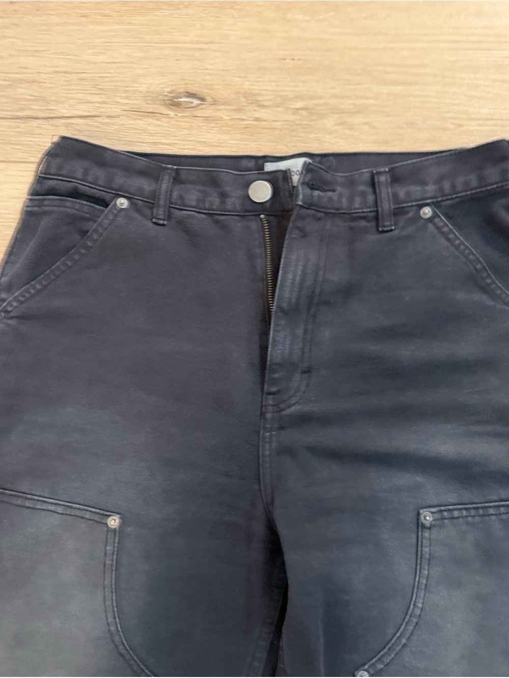 Elwood Industry Double Knees Cargo Pant — Black - Picture 4 of 7